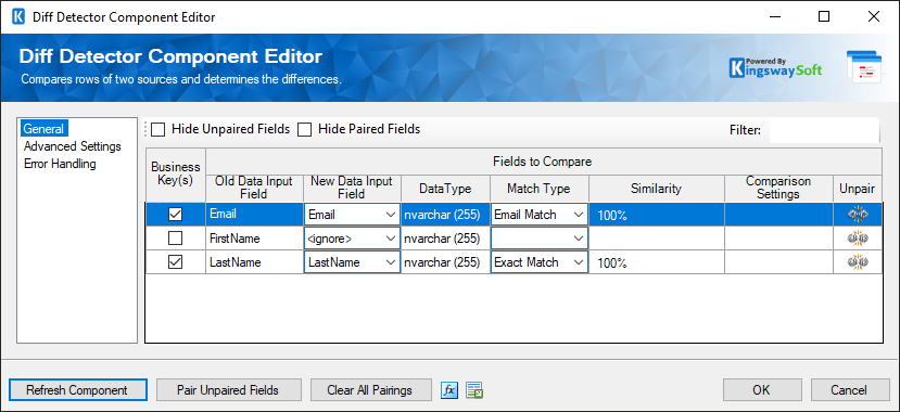 SSIS Diff Detector